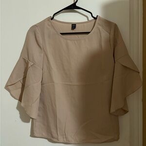 Shein oatmeall blouse